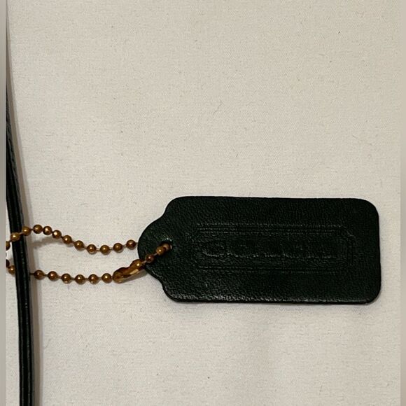 Vintage Coach Green Everette Leather Crossbody Bag Style No 9934 RARE GREEN - Picture 10 of 15